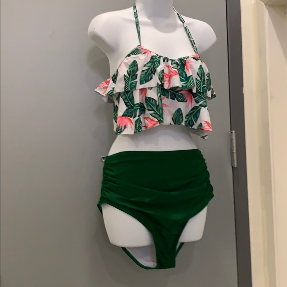 High waisted 2-piece bikini